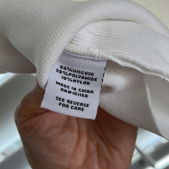 525 America white sleeveless sweater - Picture 4 of 5